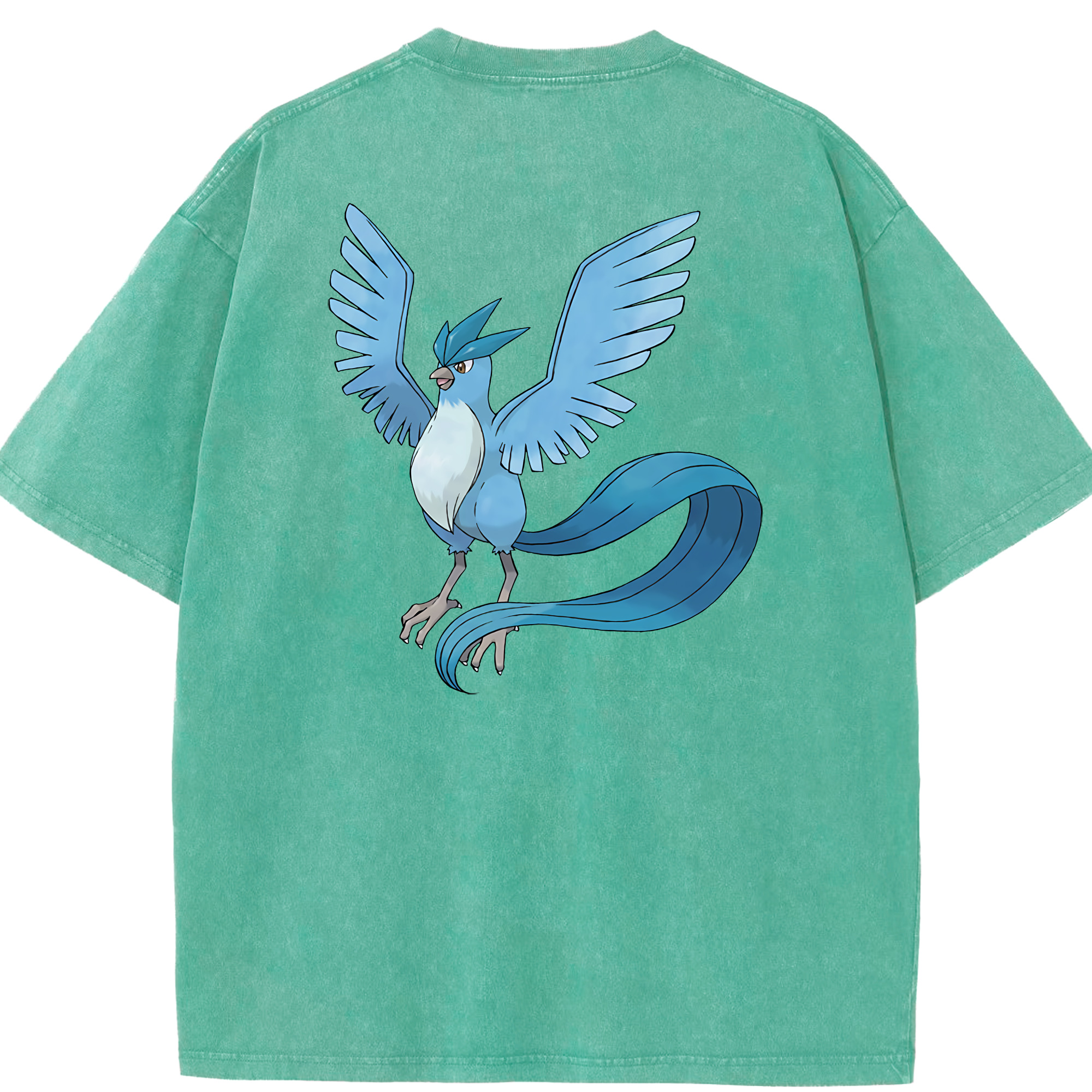 （画像用） ポケットモンスター Pokémon 綿100% ヴィンテージ風 半袖Tシャツ（背面プリント）
